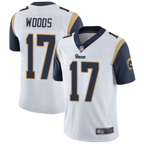 Los Angeles Rams Limited White Men Robert Woods Road Jersey NFL Football #17 Vapor Untouchable